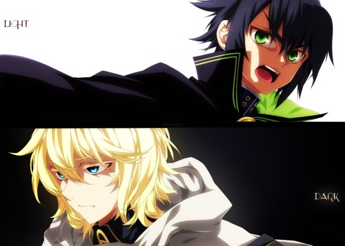  Owari no Seraph - Hyakuya Mikaela, Hyakuya Yuuichirou 