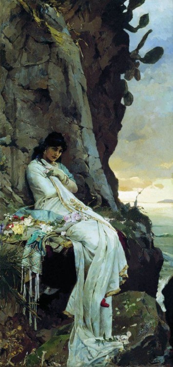 silenceforthesoul: Pavel Svedomsky (1849-1904) - Julia, the only biological child of Augustus, 