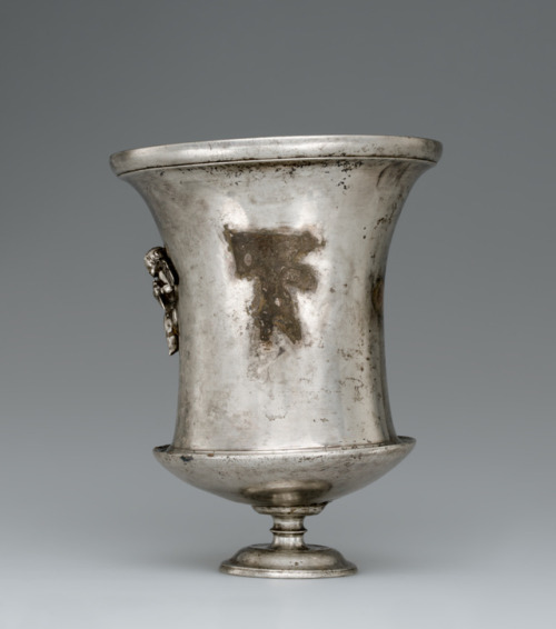 theancientwayoflife:~ Drinking Cup.Culture: RomanPlace of origin: Eastern MediterraneanDate: 50 - 25