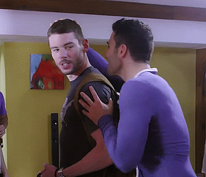 kalagangspain:  Miguel giving love and Kleenex