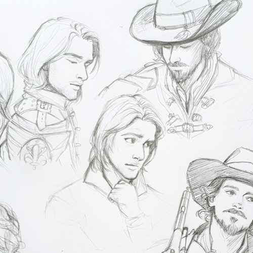 taratjah:  Musketeers doodles!  Patreon | Instagram  