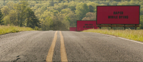 Three Billboards outside Ebbing, Missouri (2017)Director: Martin McDonagh DOP: Ben Davis 