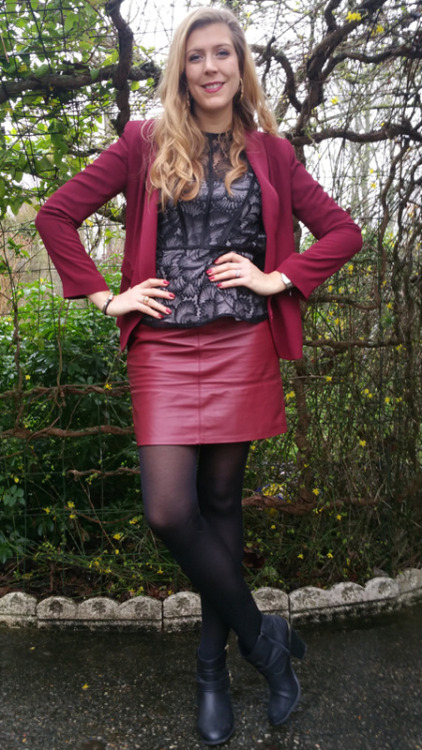 See more at Fashion Tights As first seen on blog &ldquo;Miss Glama Zone&rdquo; here: Burgund