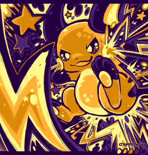 crayonchewer:Starting off the 100 Palette Challenge the RIGHT WAY with Raichu + palette 68! SOMEBODY