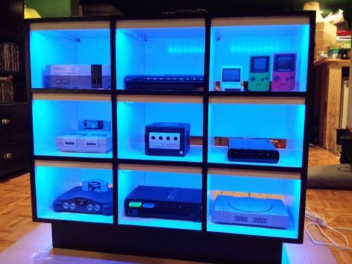 smashbroslegacy: themarkinman:  Console Gaming Shelf designed by mikeyfids. You’ll find his DI