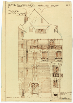 dustjacketattic:  Hector Guimard, Hotel Guimard, 122 Ave. Mozart, Paris, 1912 