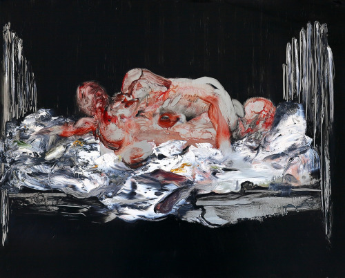 sortilegium:
“jamesusilljournal:
“ Two Figures on a Bed, Pepijn Simon, 2020
”
corpses as bedmates
”