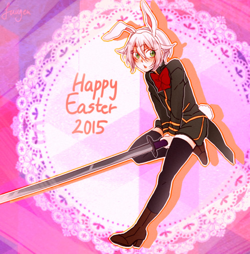 Totally forgot it’s Easter today.He’s almost lv99 *v*