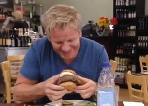 marcovicci:  in this episode: gordon ramsay orders a one-pound “Cowboy Burger”