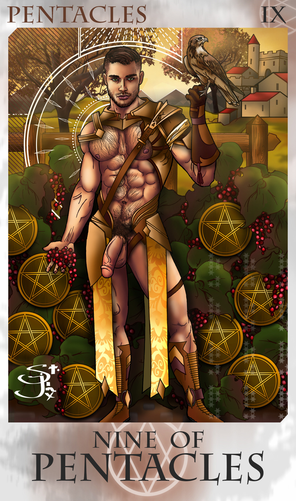 st-jinx:  Nine of Pentacles