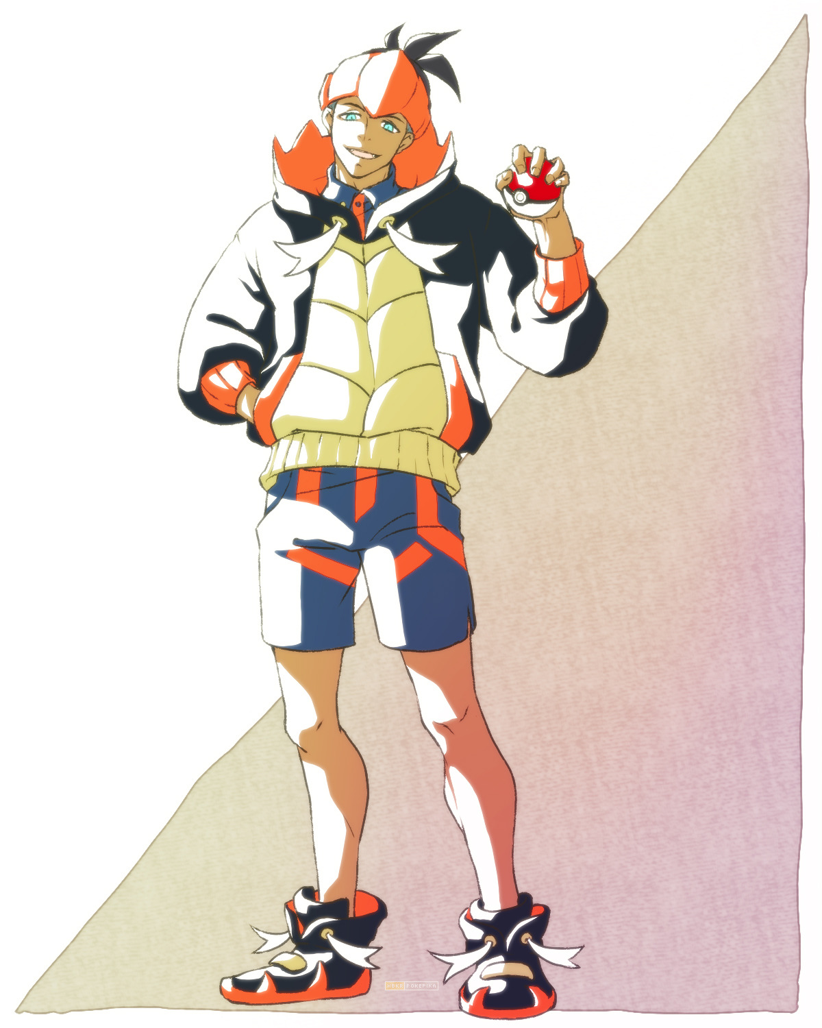 日々是好日 いいねの数だけ普段描かないジャンルのキャラを描く 消化編 3 13 ポケモン剣盾 キバナ