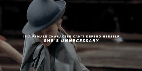 hyppogriff:  What can a female character do without being criticized mercilessly? insp