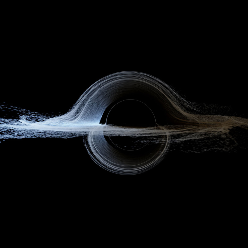 Realistic Black Hole Concept from Interstellar. Interstellar features a rotating black hole, and so 