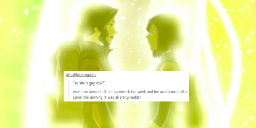 Legend of Korra + Text Post