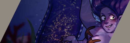 Preview of my art piece for the Fat Mermaids Zine!! You can find the zine here