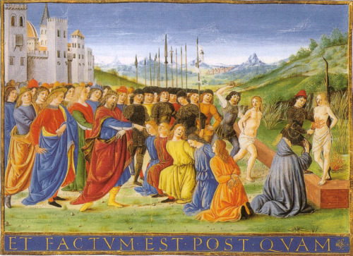 ″Martyrdom of the seven Hebrew brothers” by Attavante degli Attavanti, 1450-1470