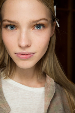 Runwayandbeauty:  Sasha Luss - Beauty At Prabal Gurung Fall 2015 | Nyfw.