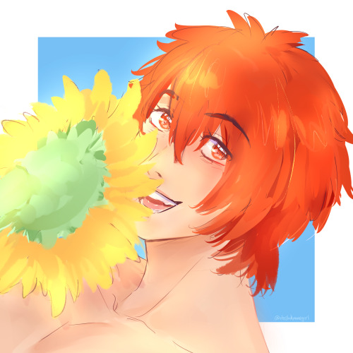 utanoprinces: sunflower boy and his sunshine smile