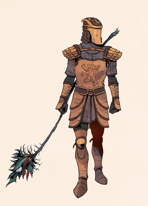 A recently finished character design from Gene Wolfe&rsquo;s Book of the New Sun, this time, Agi