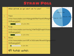 Poll results!It was an even fight, but in the end Midna won!But I decided that as it was that even that I will color both the Midna and the Rouge pictures :D 