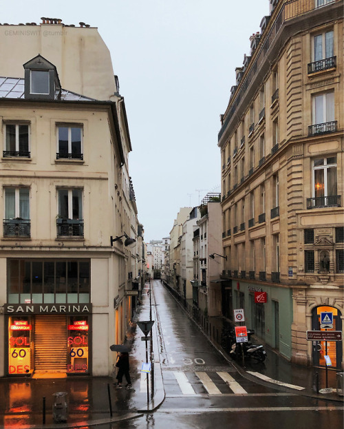 geminiswit:Paris, France - rainy and sunny mornings