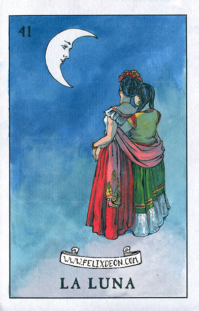 felixdeon:**La Luna**An original signed drawing available in my Etsy Store. Click HERE. 