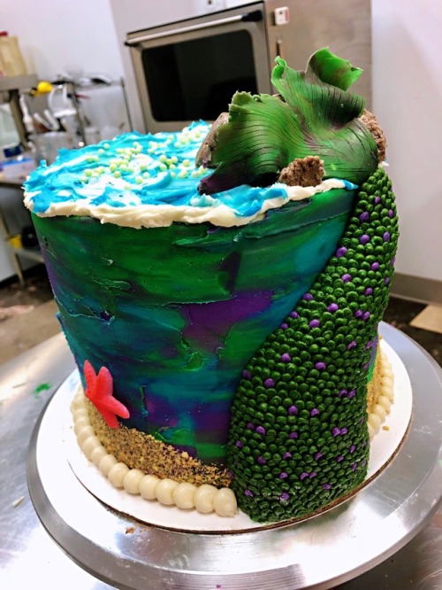 A Little Girl Wanted A Mermaid Cake, So I Poured My Heart Into This Cake.