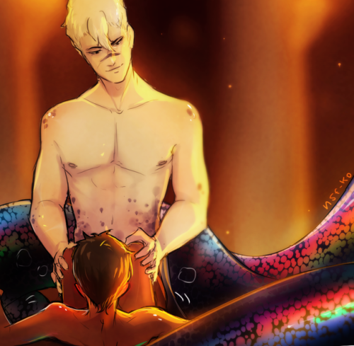 nsf-ko:For “Forgotten Gods and Scales Like Jewels” by @keirdark &gt;&