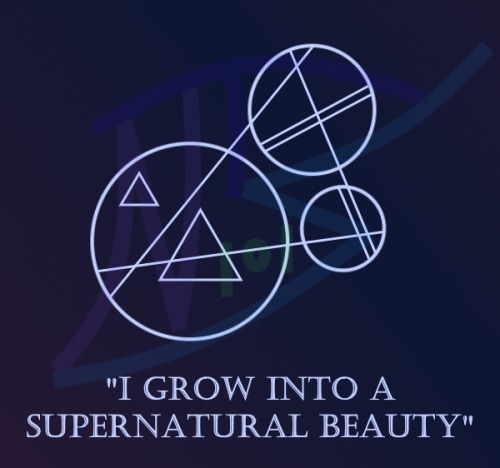 strangesigils: “I Grow Into A Supernatural Beauty”This is a metamorphosis type sigil. Ho