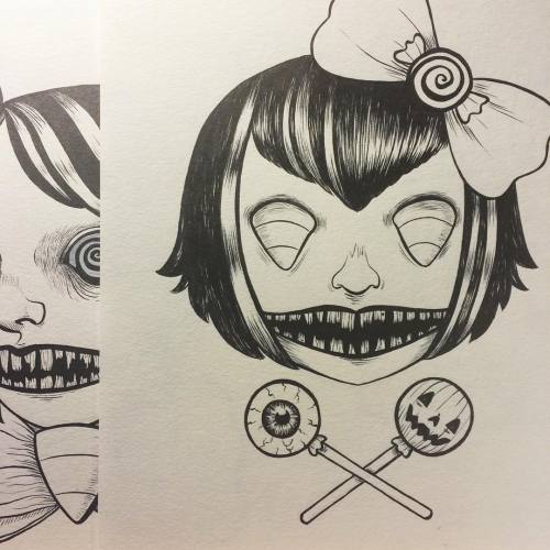 funnyskullgrin:Revamping something old for something new. All the other Halloween stuff in the works is a secret 🎃