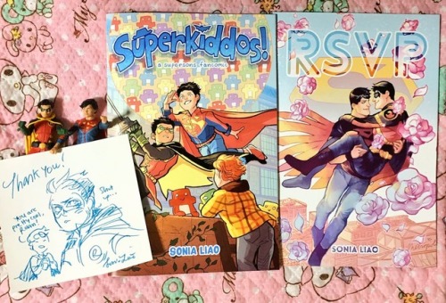 zatotubu:TODAY! @sonialiao SUPERKIDDOS & RSVP timkon  fancomic arrived/////soooo good comics!!! 