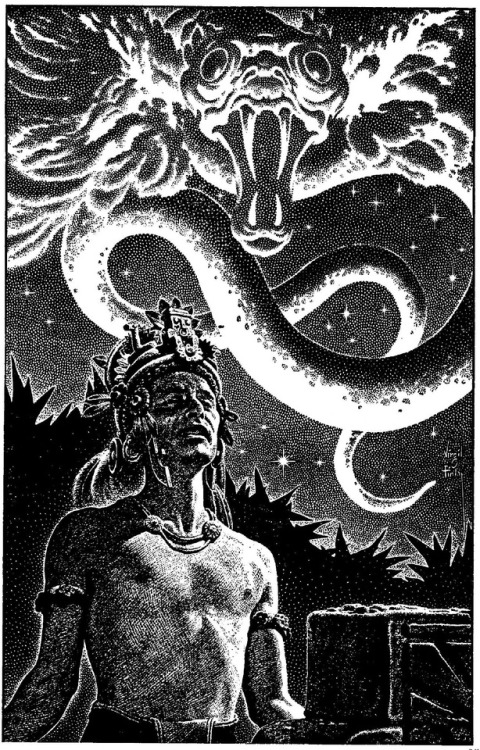 Virgil Finlay (1914-1971) &lsquo;Dirge&rsquo;, &ldquo;Famous Fantastic Mysteries&rdquo;, Vol. 14, #4