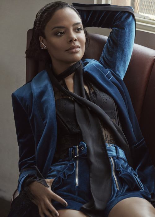 iridescentclub:Tessa Thompson for Elle CanadaPh: adult photos