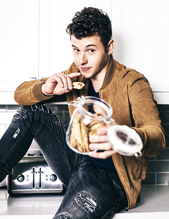 cameronxboyce: nolan gould for bello magazine 