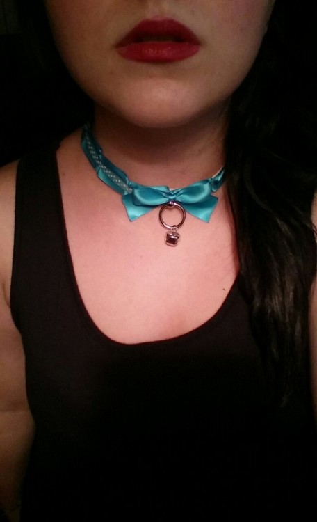 kittensplaypenshop:  bratty-lolita:My new collar from kittensplaypenshop is here finally! I’m in love with it, thanks so much you girls are amazing! 💕  I’m very happy you like it hun!!  ^_^