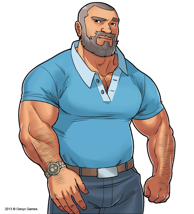 superhealthclub: This one above is one of our secondary characters. He’s the boss