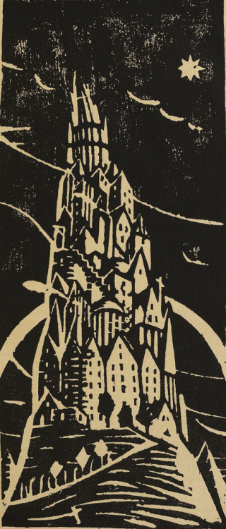 danskjavlarna: “The Weird Street” by O. Kray.  From Der Orchideengarten, 1919. My S