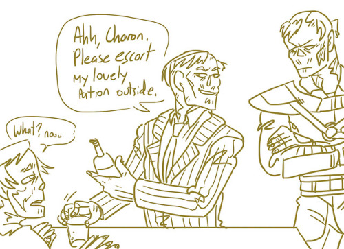 sillyandquiteawkward: idk some end of the night ninth circle doodle