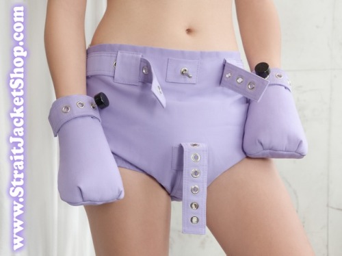  Baby Purple Lockable Diaper Cover Pants for Little Ones!Will prevent Little One from removing or te
