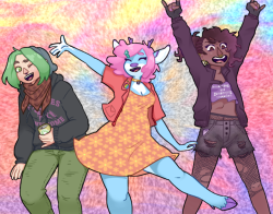 sloppydraws:  Vilja, Peura and Lumi respectively!