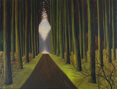 amare-habeo:Léon Spilliaert (Belgian, 1881 - 1946) Forest, N/DOil on canvas