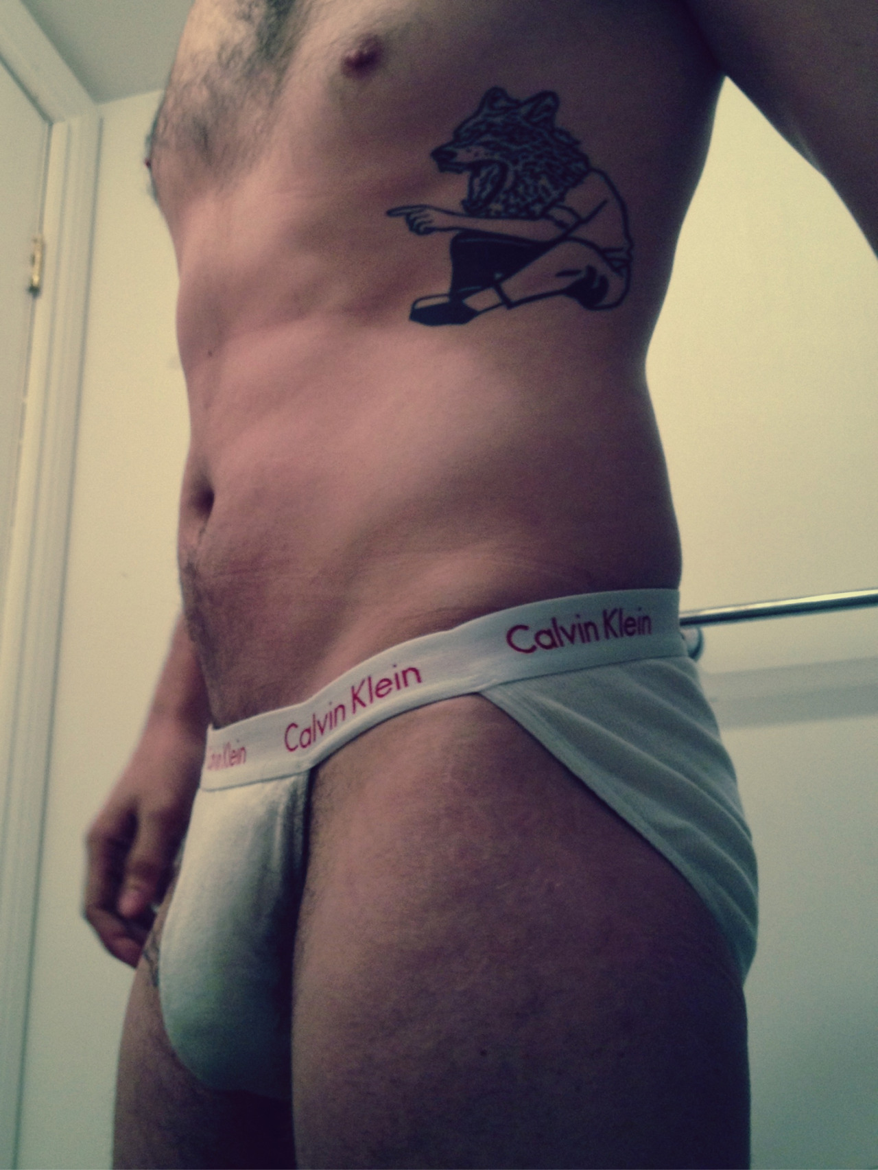 abeardedboy:  briefsx’s awesome vintage tanga style calvin klein brand briefs #1
