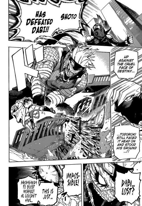 thena0315: My Hero Academia -Chapter 353 Part 1News of Shoto defeating his brother spreads to every 