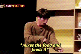 jongtaekwoon:jin + making us laugh 