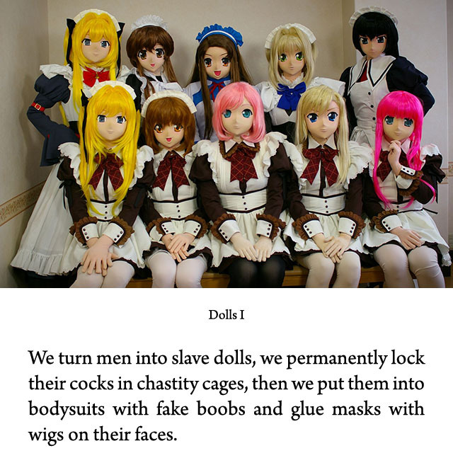 Apparently, wearing cosplay and a mask is a thing in Japan. I mean, outside of perverted