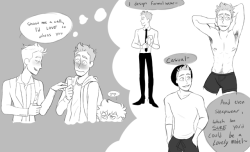 onelameasskid:  a little more for the danvid fans of the  paparazzi au