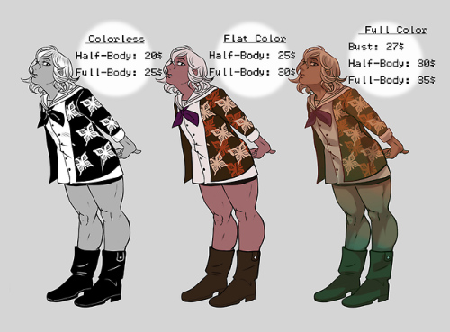 la-horrorosa:  la-horrorosa:  Open again for art commissions! Hey. Prices are still the same and I&r