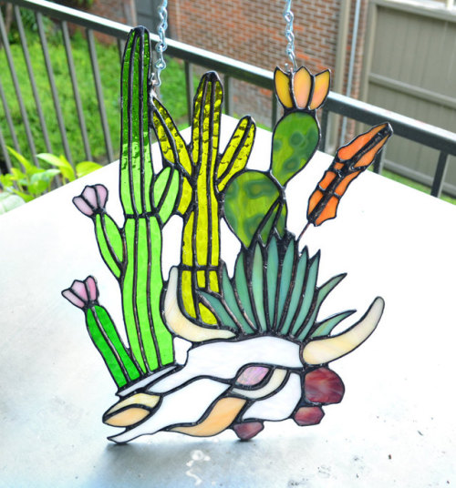 sosuperawesome: Stained Glass Suncatchers by Hambone Glass on Etsy See our ‘stained glass&rsqu
