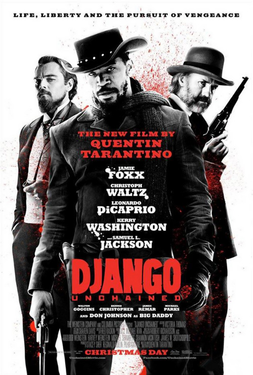 364films:  Summary: With the help of a German bounty hunter, a freed slave sets out to rescue his wife from a brutal Mississippi plantation owner. Genre: Adventure, Drama, Western Director: Quentin Tarantino Starred by:  Jamie Foxx, Christoph Waltz,