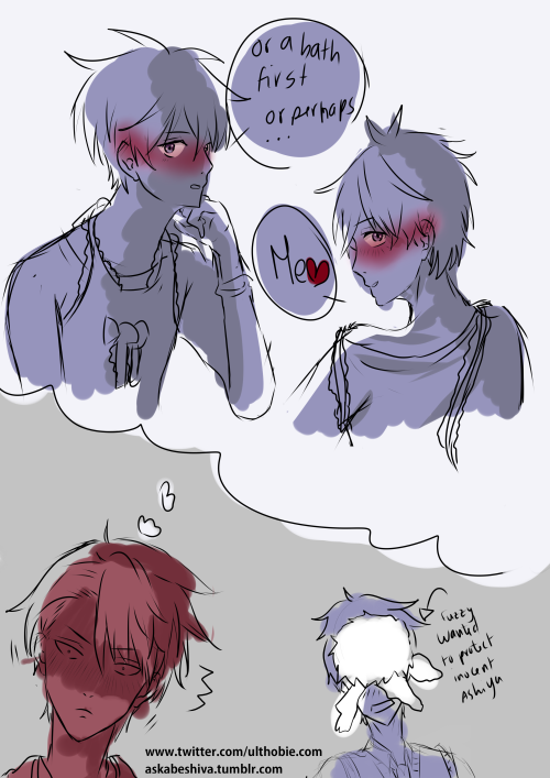 askabeshiya: Abeno-san is definetly a carnivore….Q:So when’s the wedding?H: Right now.A